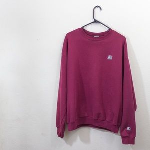 Vintage Starters Small Embroidered Logo Crewneck